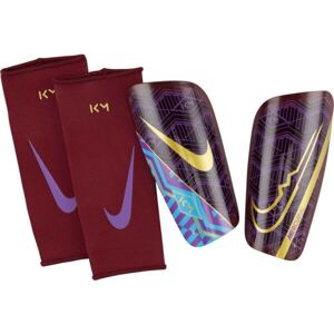 Nike MERCURIAL LITE Pánske futbalové chrániče, vínová, veľkosť M