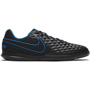 Nike TIEMPO LEGEND 8 CLUB IC Pánska halová obuv, čierna,tyrkysová, veľkosť 45