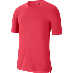 Nike DF TOP SS YOGA M Pánske športové tričko, ružová, veľkosť S