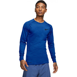 Nike NP TOP LS TIGHT M Pánske tričko s dlhým rukávom, modrá, veľkosť XL