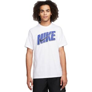Nike NSW 12 MO SWSH/NK BLK TEE Pánske tričko, biela, veľkosť XL