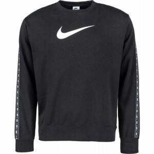 Nike NSW REPEAT FLC CREW BB Pánska mikina, čierna, veľkosť M