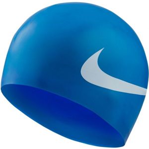 Nike BIG SWOOSH Plavecká čiapka, modrá,biela, veľkosť