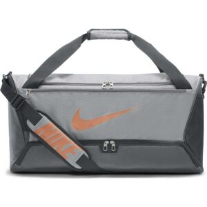 Nike BRASILIA M Športová taška, sivá, veľkosť os