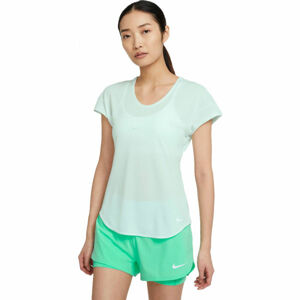 Nike BREATHE COOL Dámske športové tričko, svetlo zelená, veľkosť