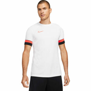 Nike DRI-FIT ACADEMY Pánske futbalové tričko, biela, veľkosť XL