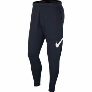 Nike DRI-FIT tmavo modrá 2XL - Pánske športové nohavice