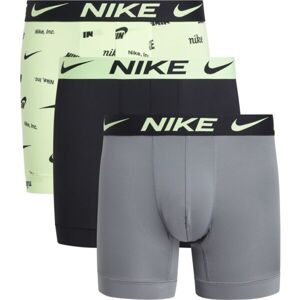 Nike DRI-FIT ESSENTIAL MICRO BOXER BRIEF 3PK Pánske boxerky, svetlo zelená, veľkosť M