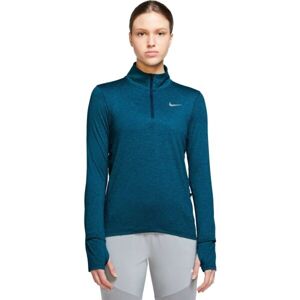 Nike ELEMENT TOP HZ W Dámsky bežecký top, tmavo modrá, veľkosť L