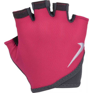 Nike ESSANTIAL FIT GLOVES ružová L - Dámske fitnes rukavice
