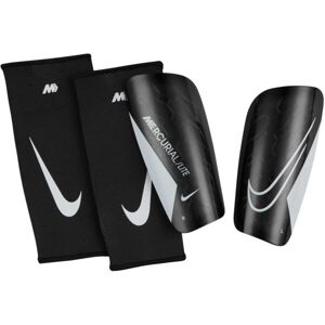 Nike MERCURIAL LITE Chrániče holení, čierna, veľkosť S