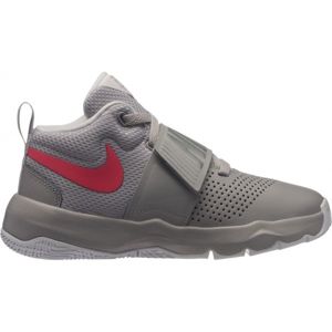Nike TEAM HUSTLE D8 (GS) sivá 7Y - Detská basketbalová obuv