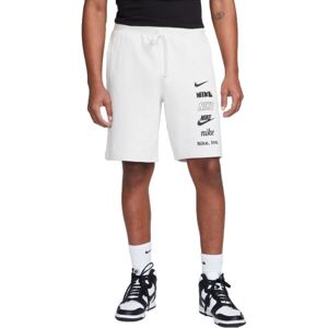 Nike CLUB+ FT SHORT MLOGO Pánske šortky, biela, veľkosť S