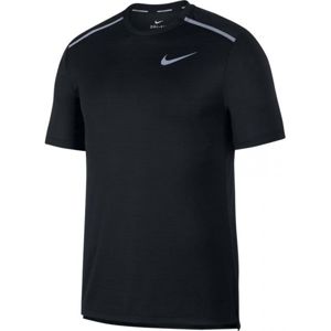 Nike NK DRY MILER TOP SS Pánske bežecké tričko, čierna,sivá, veľkosť