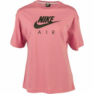 Nike NSW AIR TOP SS BF W ružová M - Dámske tričko