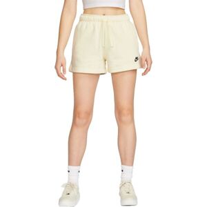 Nike NSW CLUB FLC MR SHORT Dámske šortky, žltá, veľkosť XS