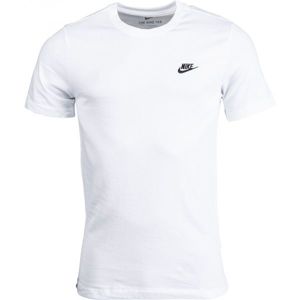 Nike SPORTSWEAR CLUB Pánske tričko, biela, veľkosť L