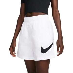 Nike NSW ESSNTL WVN HR SHORT HBR Dámske šortky, biela, veľkosť M