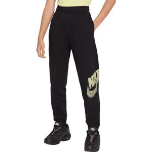 Nike NSW FLC OS PANT DNC Dievčenské tepláky, čierna, veľkosť M