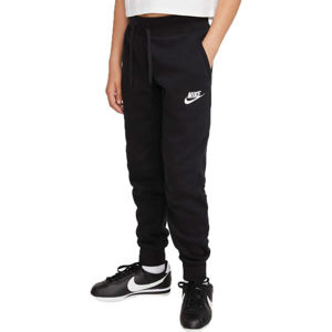 Nike NSW PE PANT G Dievčenské tepláky, čierna, veľkosť S