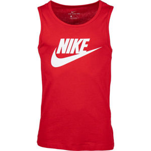 Nike NSW TANK ICON FUTURA červená L - Pánske tielko