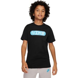 Nike NSW TEE AMPLIFY SP23 Chlapčenské tričko, čierna, veľkosť L