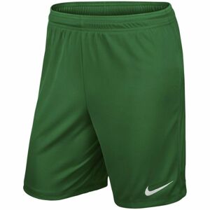 Nike PARK II KNIT SHORT NB Pánske futbalové kraťasy, zelená,biela, veľkosť