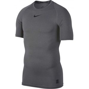 Nike PRO TOP tmavo sivá L - Pánske tričko