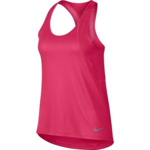 Nike RUN TANK svetlo ružová L - Dámske športové tielko