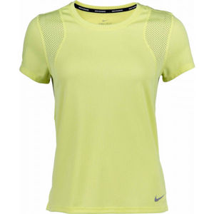 Nike RUN TOP SS W zelená XS - Dámske bežecké tričko