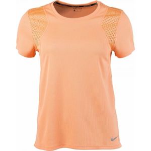 Nike RUN TOP SS W oranžová S - Dámske bežecké tričko