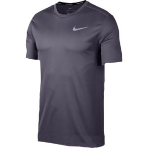 Nike BRTHE RUN TOP SS tmavo šedá 2xl - Pánske bežecké tričko