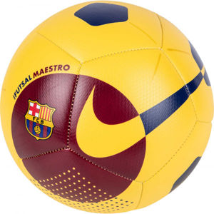 Nike FCB FUTSAL MAESTRO Lopta na futsal, žltá, veľkosť 4