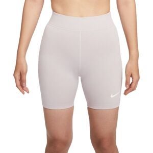 Nike SPORTSWEAR CLASSIC Dámske elastické šortky, béžová, veľkosť