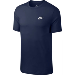 Nike SPORTSWEAR CLUB Pánske tričko, tmavo modrá, veľkosť XL