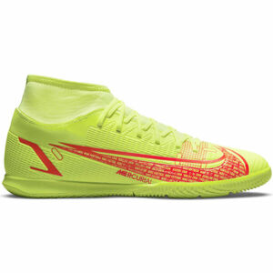 Nike MERCURIAL SUPERFLY 8 CLUB IC Pánska halová obuv, žltá, veľkosť 43