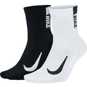 Nike MULTIPLIER biela XL - Bežecké ponožky