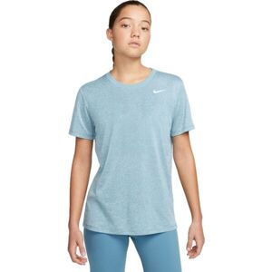 Nike NK DF TEE RLGD LBR Dámske tréningové tričko, svetlomodrá, veľkosť XS
