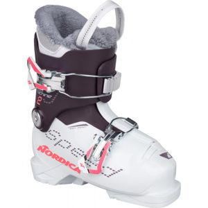 Nordica SPEEDMACHINE J 2 Detská lyžiarska obuv, biela, veľkosť 20.5
