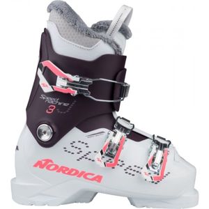 Nordica SPEEDMACHINE J 3 Detská lyžiarska obuv, biela, veľkosť 22.5