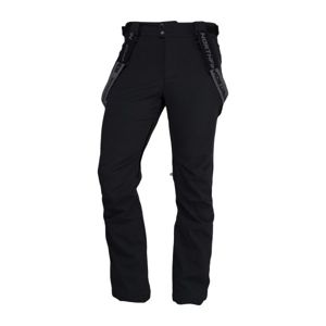 Northfinder ISHAAN čierna XL - Pánske softshellové nohavice