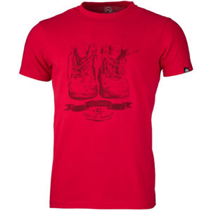 Northfinder KRISTJANO červená M - Pánske tričko