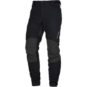 Northfinder MILTON Pánske softshellové nohavice, čierna, veľkosť S
