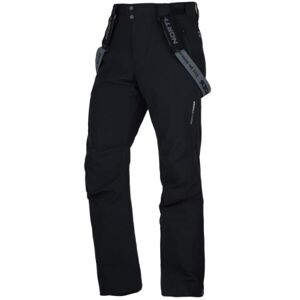 Northfinder VERNON KALHOTY LYŽAŘSKÉ Pánske lyžiarske nohavice s trakmi, čierna, veľkosť L