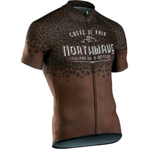 Northwave CAFFE AL VOLO hnedá L - Pánsky cyklistický dres