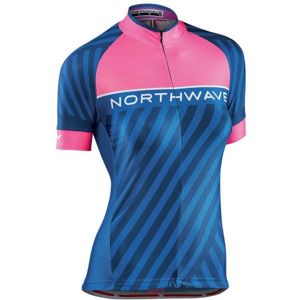 Northwave LOGO W 3 JERSEY ružová M - Cyklistický dres