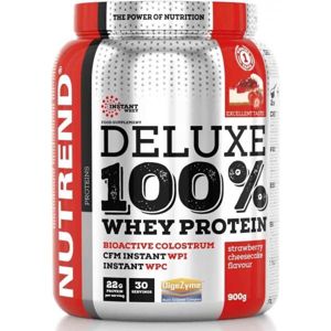 Nutrend DELUXE 100% WHEY 900G JAHODOVÝ CHEESECAKE  NS - Proteín
