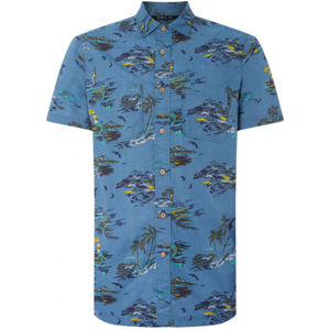 O'Neill LM TROPICAL S/SLV SHIRT Pánska košeľa, modrá, veľkosť XL