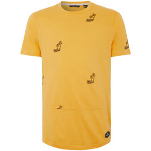 O'Neill LM PALM AOP T-SHIRT žltá M - Pánske tričko