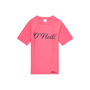 O'Neill PG LOGO S/SLV SKINS ružová 8 - Dievčenské tričko